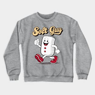 Soft Guy Era - Retro Marshmallow Man Crewneck Sweatshirt